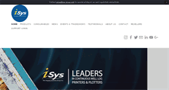 Desktop Screenshot of isys-group.com